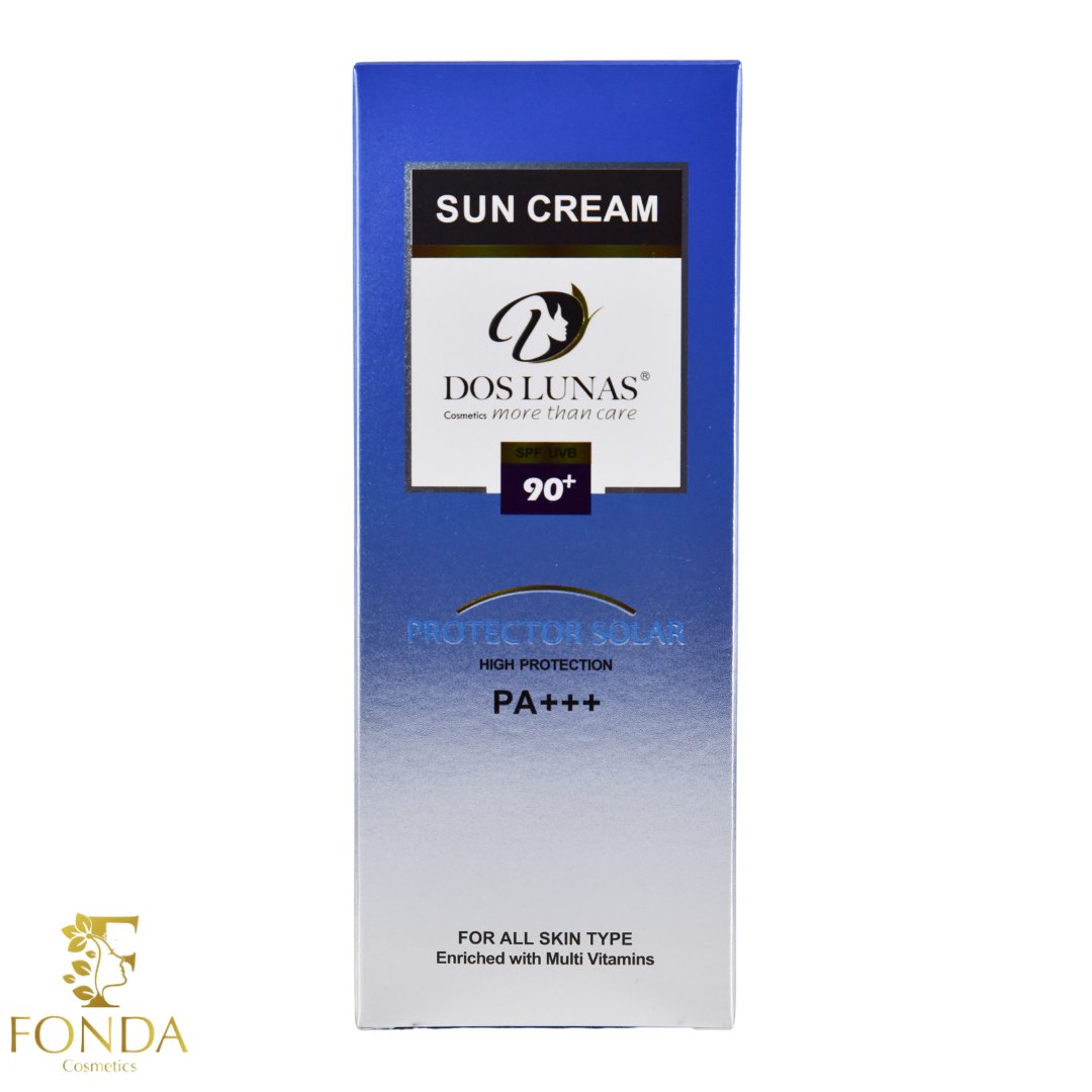 كريم واقي الشمس طويل الأمد البريطاني دوس لوناس DosLunas Sun Cream 90+ PA+++ - Fonda Cosmetics
