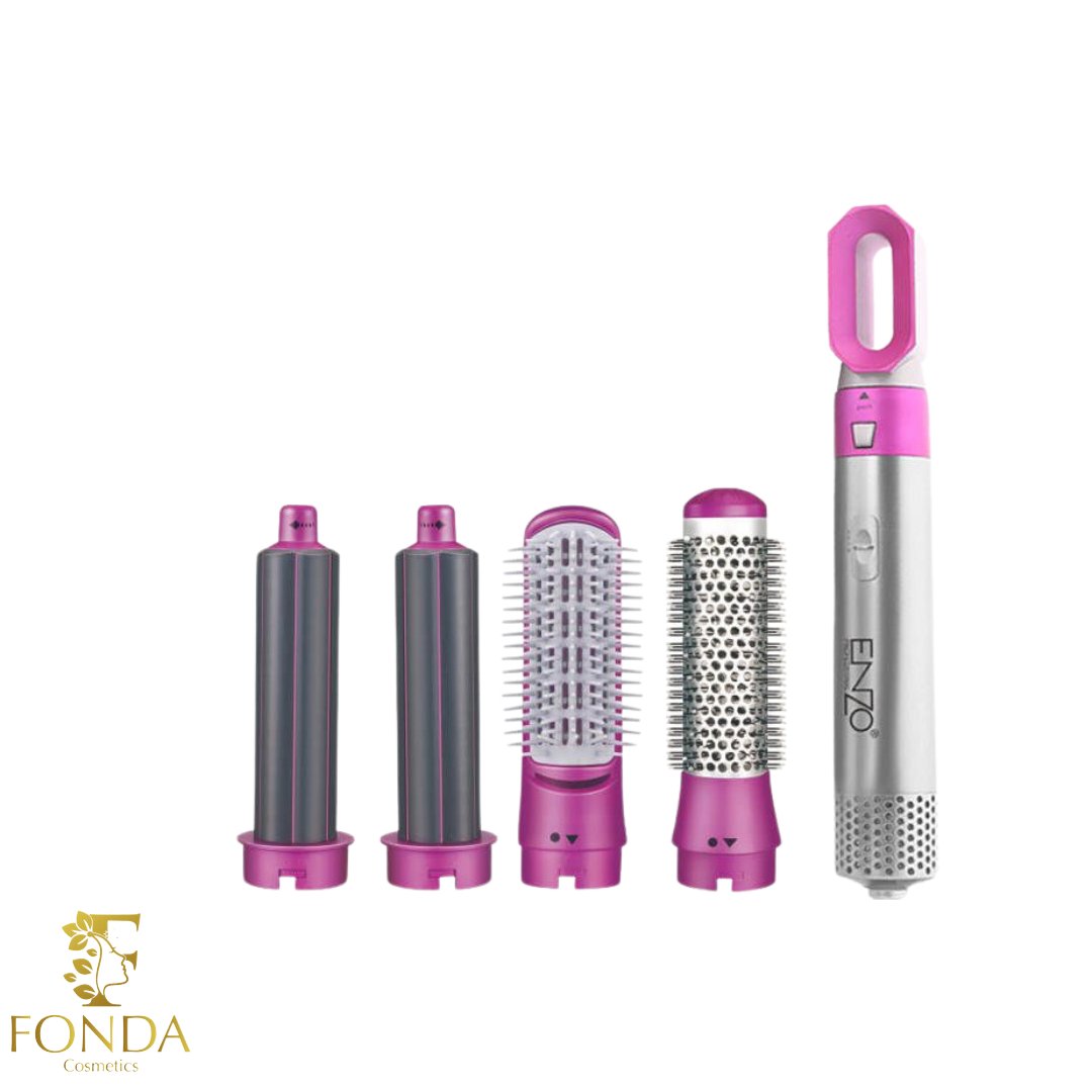 فرشاة الشعر إنزو متعددة الاستخدامات 5 في 1 - Fonda Cosmetics