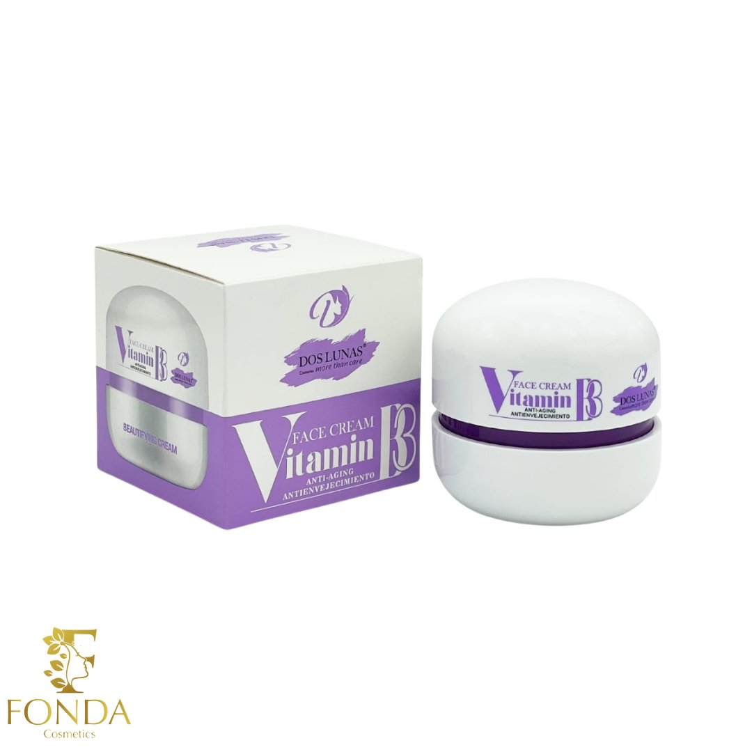 كريم الوجه بفايتمين بي ثري دوس لوناس DosLunas Vitamin B3 Face Cream