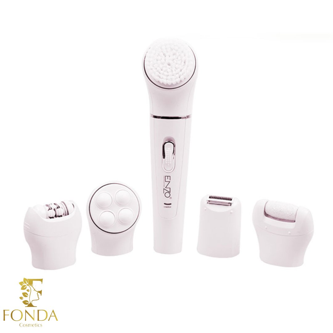 ماكينة إزالة الشعر إنزو 5 قطع Enzo Professional Beauty Set 5 In 1 - Fonda Cosmetics