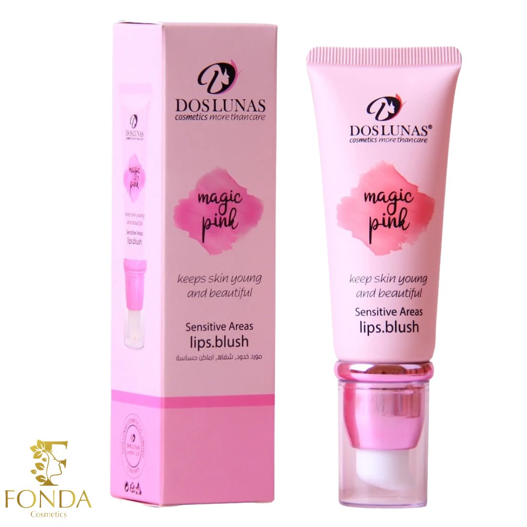 مورد الشفاه والخدود والمناطق الحساسة ماجيك بينك من دوس لوناس DosLunas Magic Pink - Fonda Cosmetics