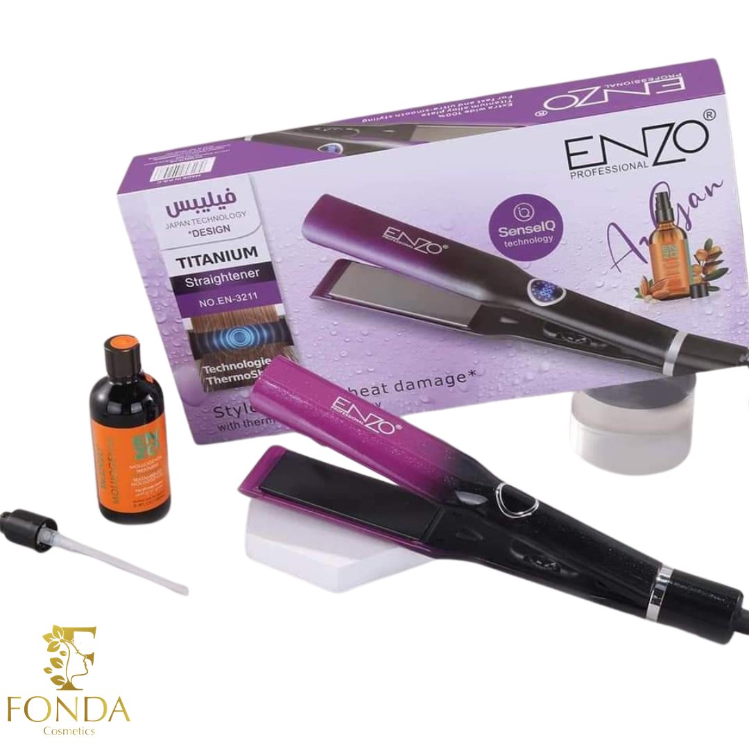 ستريتر إنزو بروفيشنال بتقنية فيليبس اليابانية Enzo Professional - Fonda Cosmetics