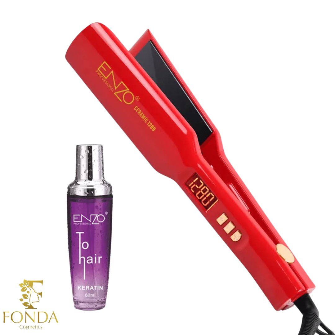 ستريتر إنزو هدية العروسة 1280F Enzo Professional Straightener 1280F - Fonda Cosmetics